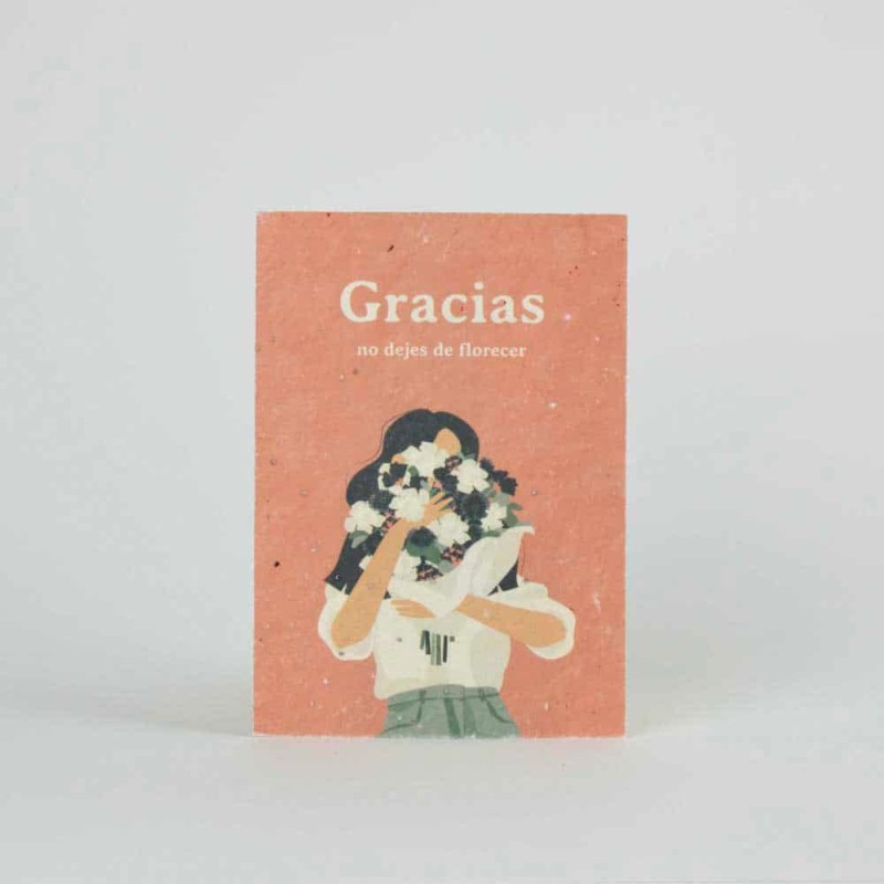 Postal Plantable - Gracias