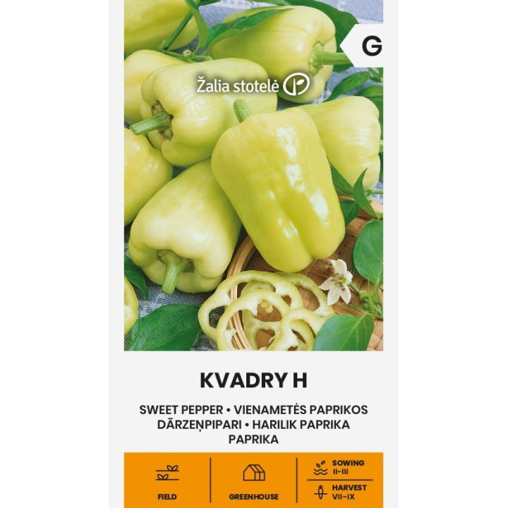 Pimiento dulce Kvadry H - Semillas